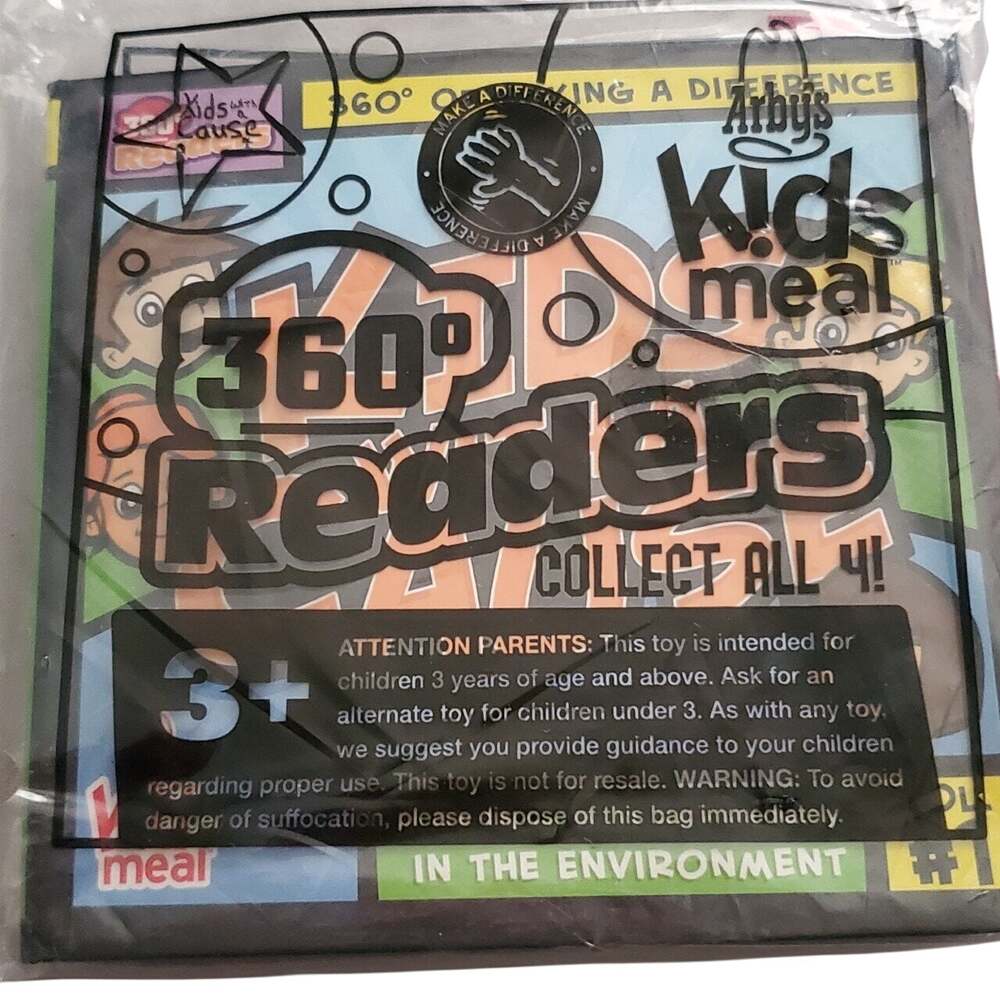 2006 Arbys Kids Meal 360 Readers Book 1 New in Package